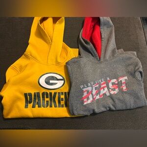 BOYS MEDIUM HOODIES 4pc. BUNDLE